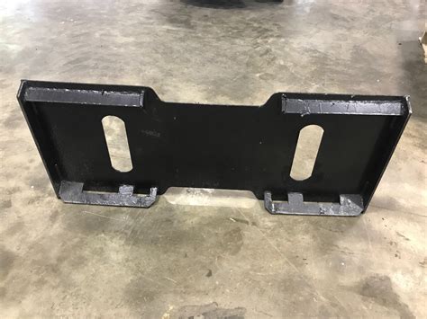 mounting plate for skid steer|skid steer attachment plate fast.